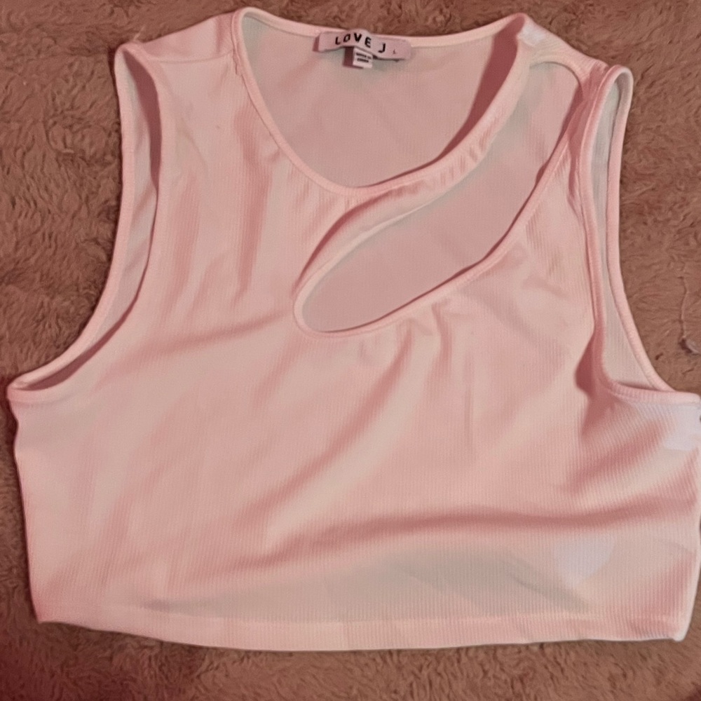 White crop top